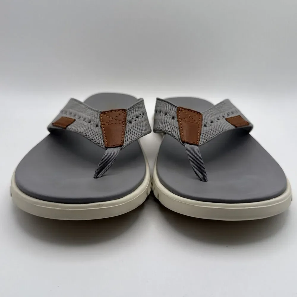 Cole Haan Zerogrand Sandals Shoes Mens 11 Gray Thong Flip Flops Comfort C29378